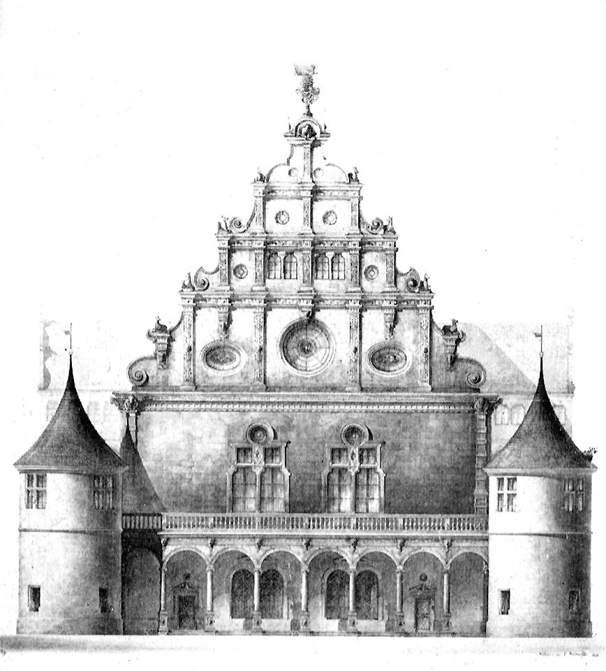 CF Beisbarth - Das Große Lusthaus Seitenfassade (RHW031)