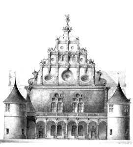 CF Beisbarth - Das Große Lusthaus Seitenfassade (RHW031)