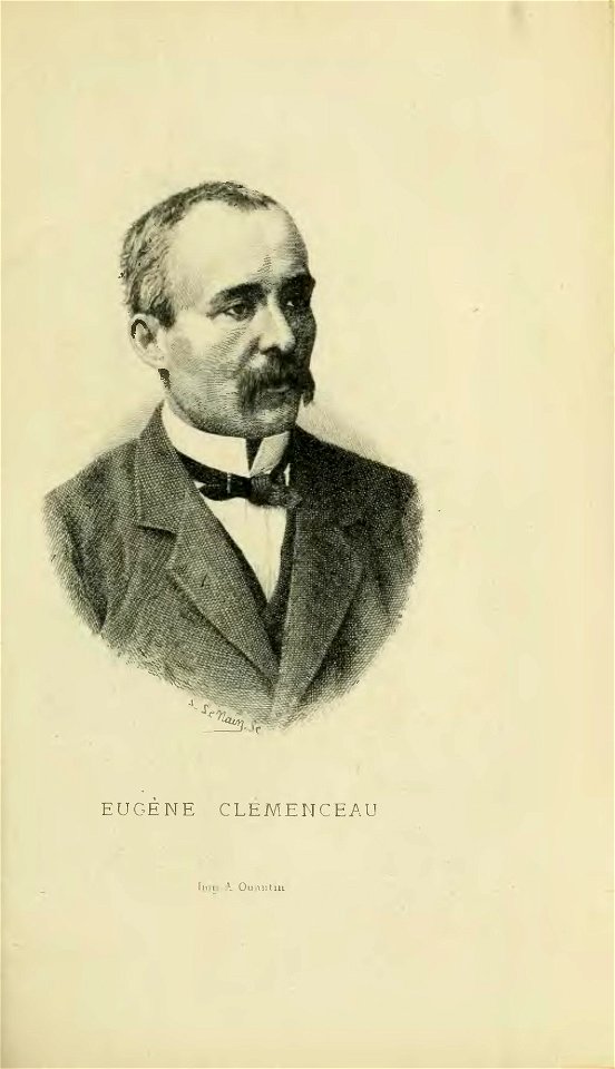 Collectif - Célébrités contemporaines, Vol 2, 1883, portrait Clémenceau