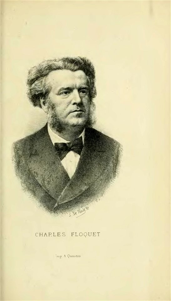 Collectif - Célébrités contemporaines, Vol 2, 1883, portrait Floquet