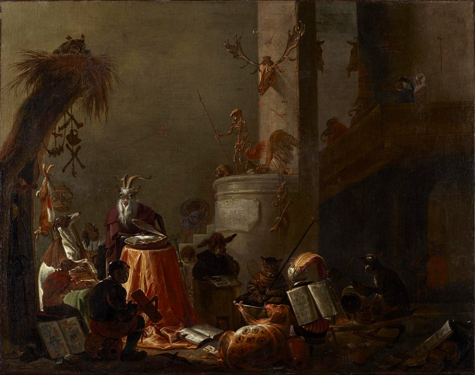 College of Animals by Cornelis Saftleven