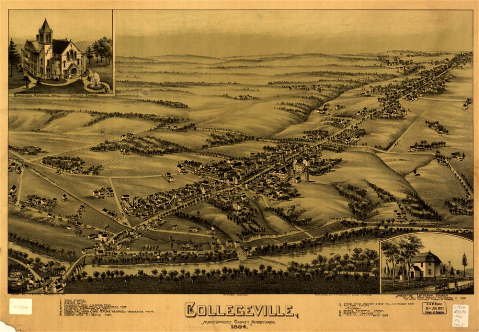 Collegeville, Montgomery County, Pennsylvania 1894 LOC gm71005341