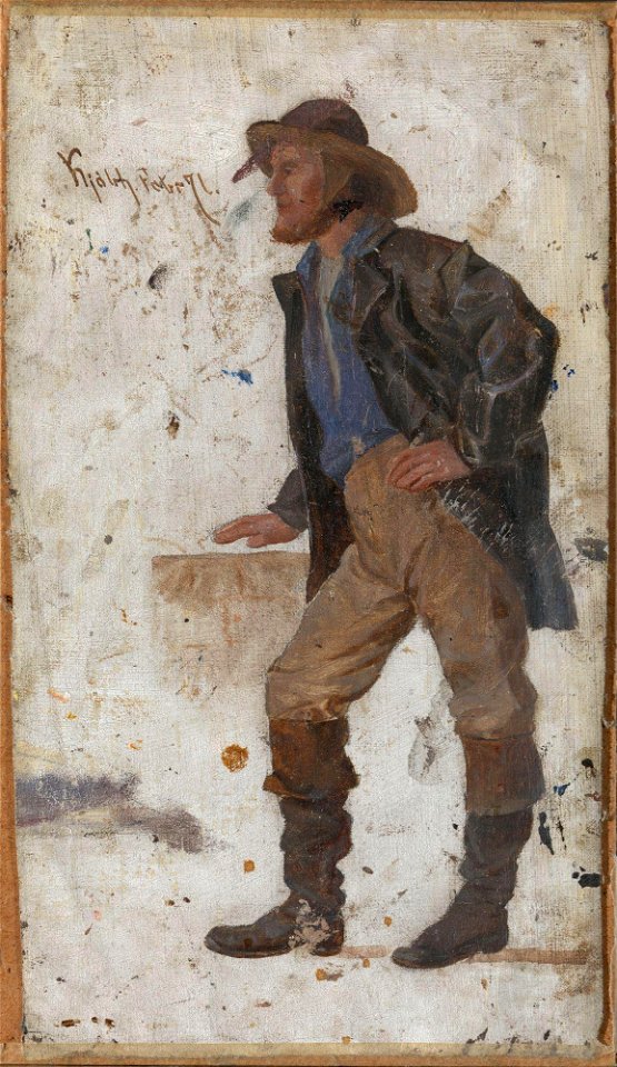 Frederik Collett - Fisherman - NG.M.03088 - National Museum of Art, Architecture and Design