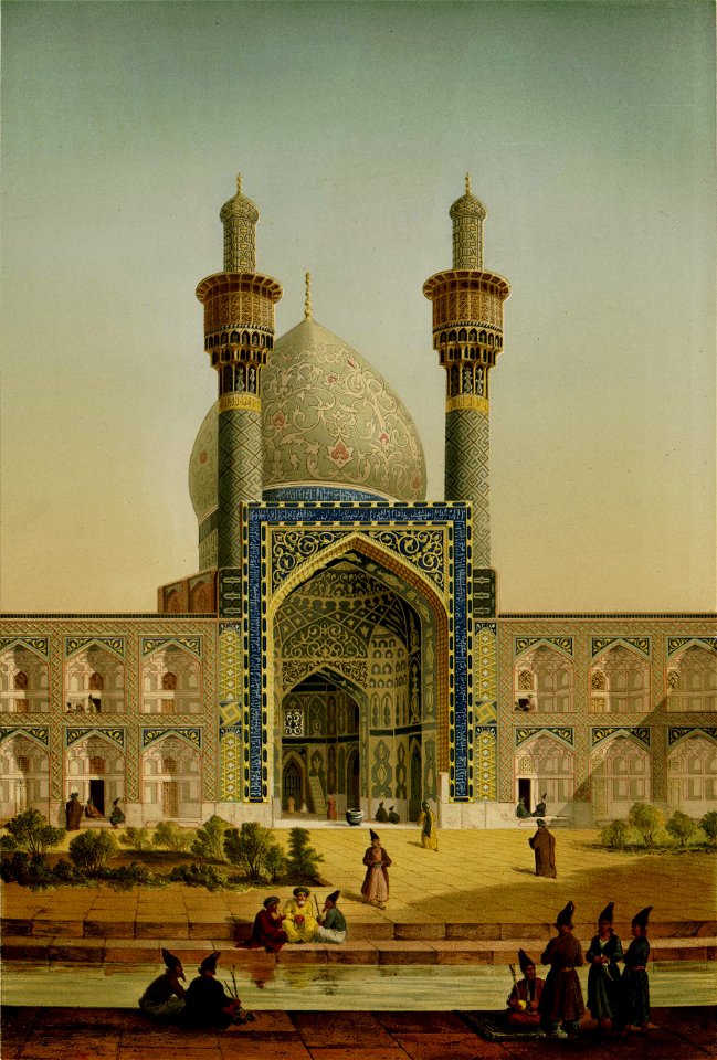 College of mother of Shah Sultan Hussein, exterior 2 by Pascal Coste