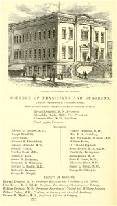 College of Physicians and Surgeons, New York City, Valentine's Manual