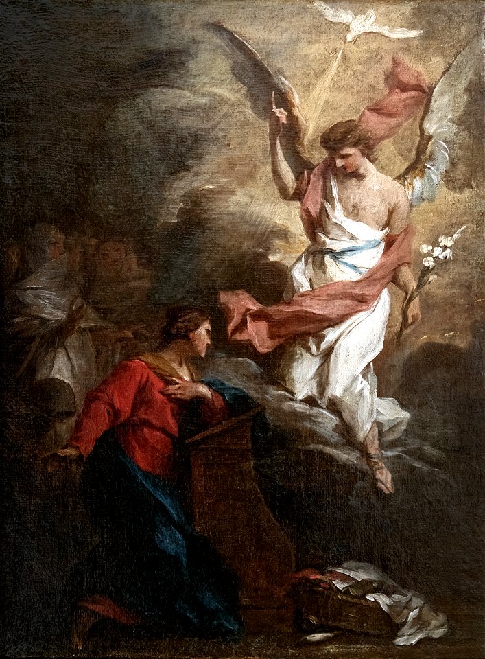 Collection Motais de Narbonne - L'Annonciation en présence d'ammantate c.1726 - Pierre Subleyras