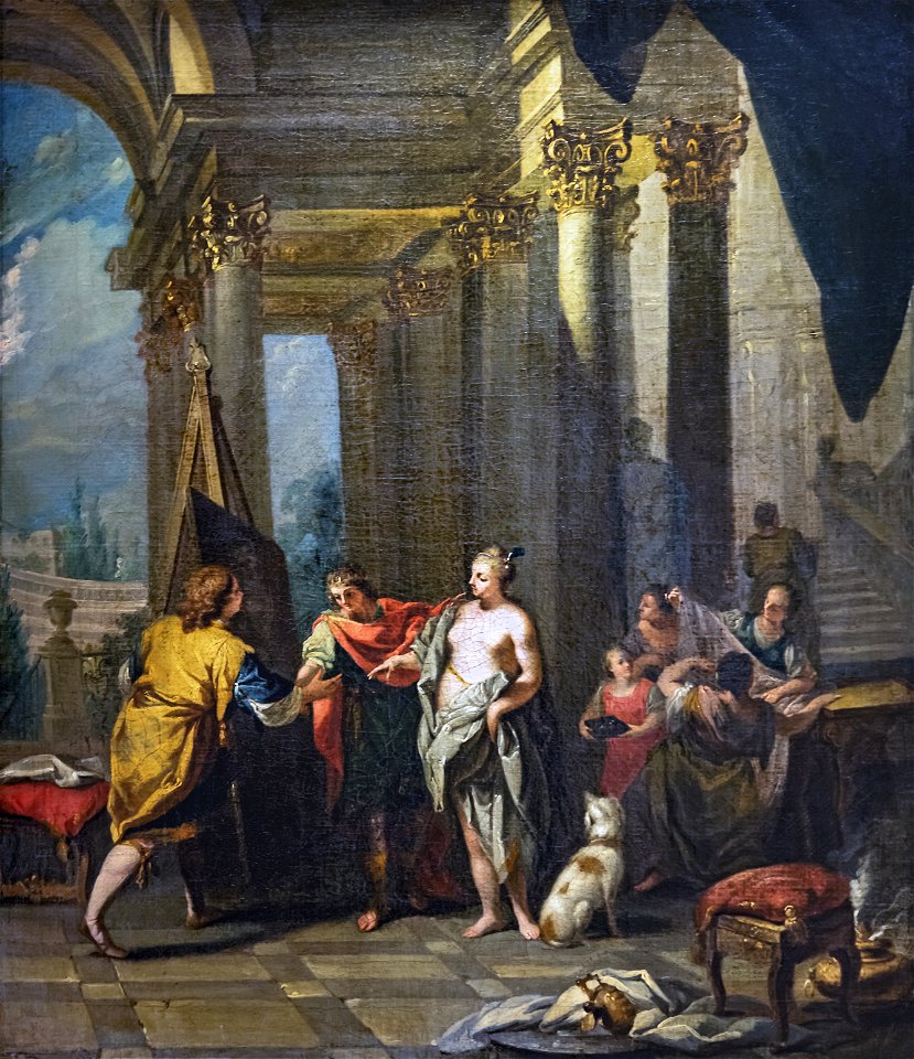Collection Motais de Narbonne - Alexandre cédant Campaspe à Apelle (1715-1725) - Nicolas Vleughels
