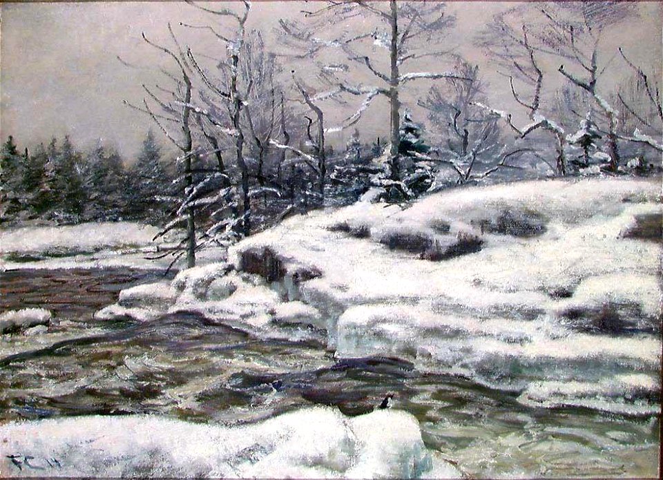 Frederik Collett - Winter, Mesna - NG.M.01692 - National Museum of Art, Architecture and Design