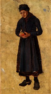 Frederik Collett - Woman with Hymnbook - NG.M.03083 - National Museum of Art, Architecture and Design