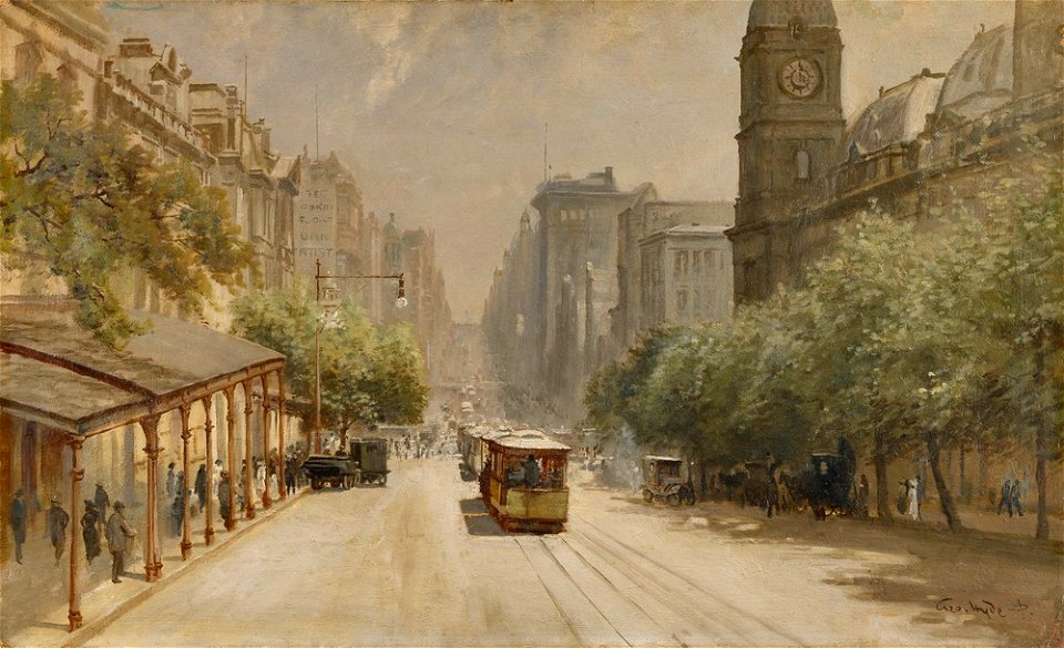 Collins Street - George Hyde Pownall