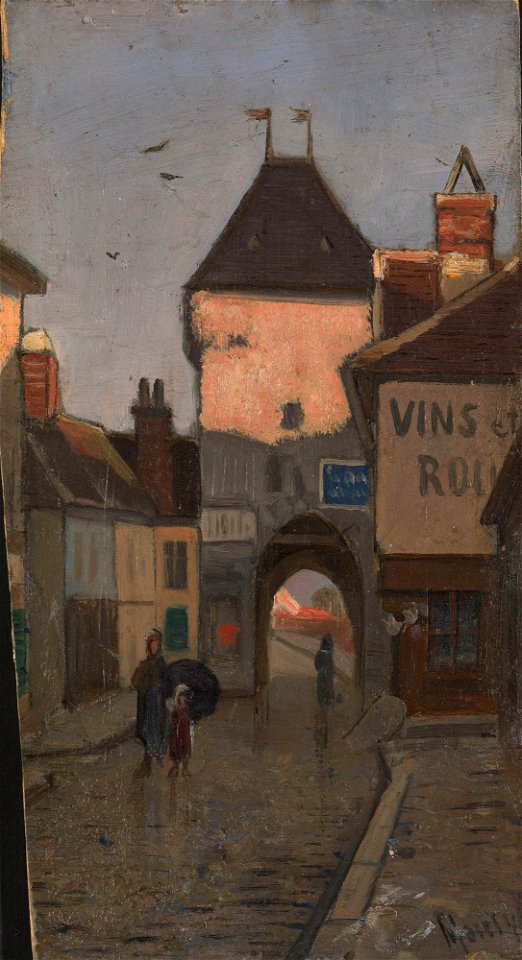 Frederik Collett - From Moret-sur-Loing - NG.M.03236 - National Museum of Art, Architecture and Design