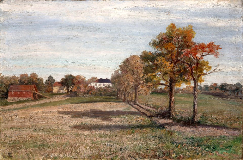 Frederik Collett - Manor outside Holmestrand - NG.M.02419 - National Museum of Art, Architecture and Design