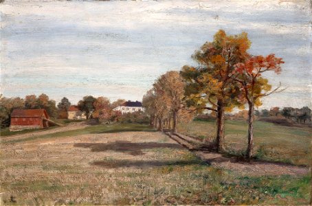 Frederik Collett - Manor outside Holmestrand - NG.M.02419 - National Museum of Art, Architecture and Design