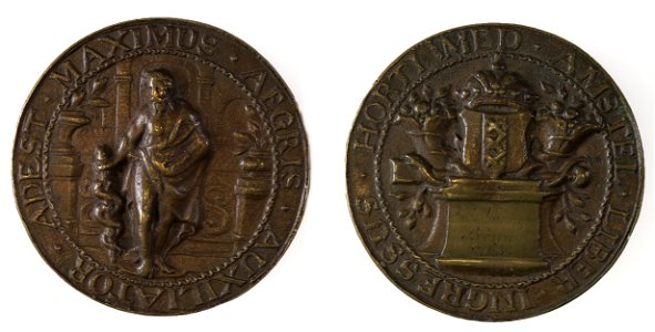 Collegium Medicum toegangspenning Hortus Medicus, t.n.v. Andreas Bonn (1738-1817) - AM - 102864