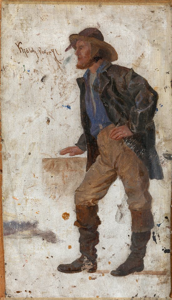 Frederik Collett - Fisherman - Google Art Project
