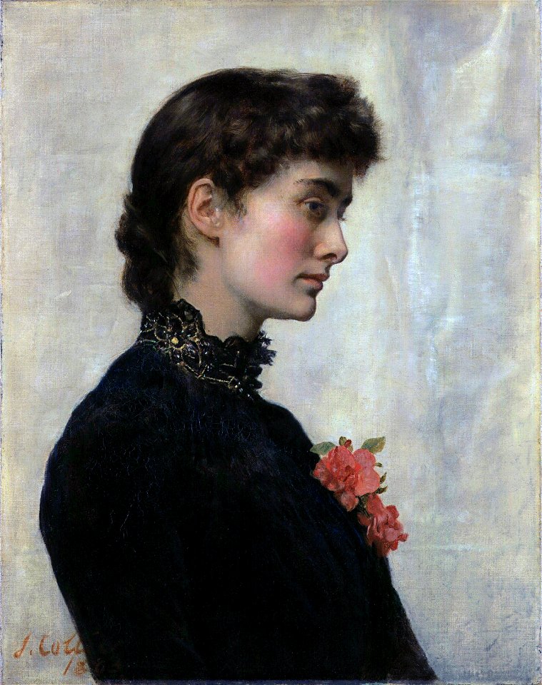 Marion Collier (née Huxley) by John CollierFXD