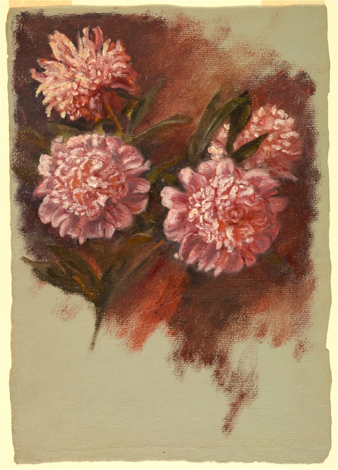 Painting, Red Peonies, 19th–20th century (CH 18369133)