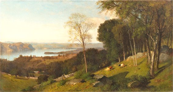 Samuel Colman - Hudson River from Irvington