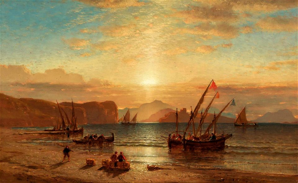 Sunset off the Coast of Africa by Samuel Colman