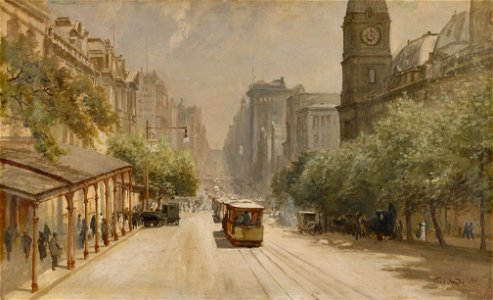 Collins Street - George Hyde Pownall