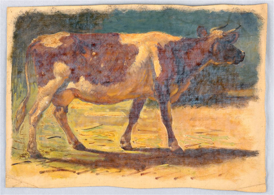 Drawing, Studies. Cows, August 1876 (CH 18369033)