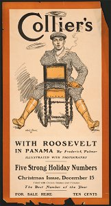 Collier's with Roosevelt in Panama by Frederick Palmer, illustrated with photographs LCCN2015648028. Free illustration for personal and commercial use.
