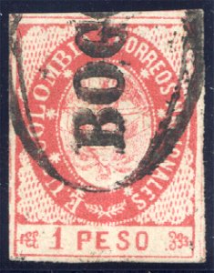Colombia 1865 Sc42aa