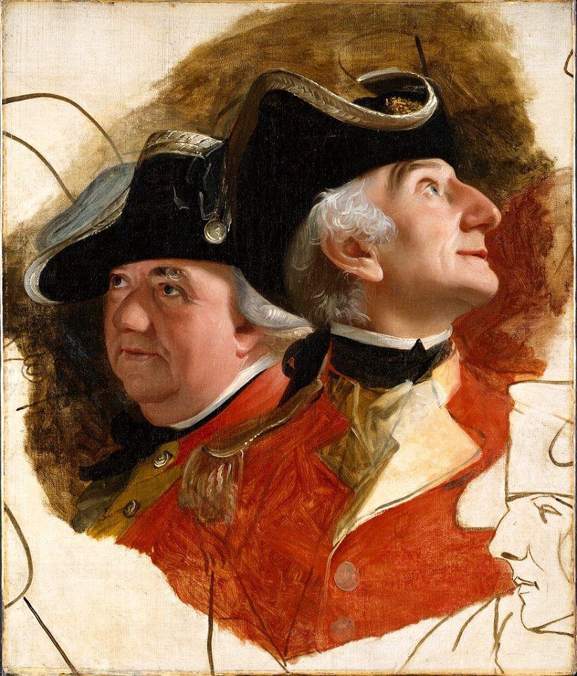 Colonel Ernst August von Hugo and Lt. Colonel von Schlepegrell