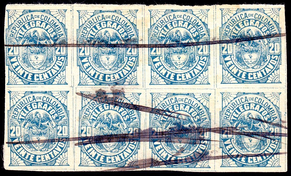 Colombia Telegraph 1901 YvTT28