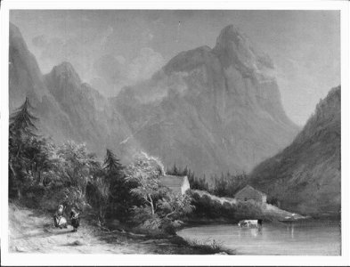 Colonel Francis Vernon-Harcourt (1801-80) - A View in the White Mountains - RCIN 401320 - Royal Collection
