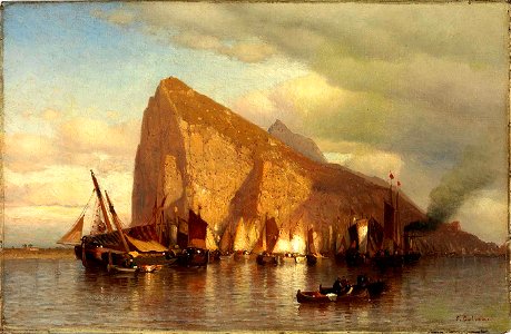 Samuel Colman - Clearing Storm at Gibraltar - 2011.43 - Smithsonian American Art Museum