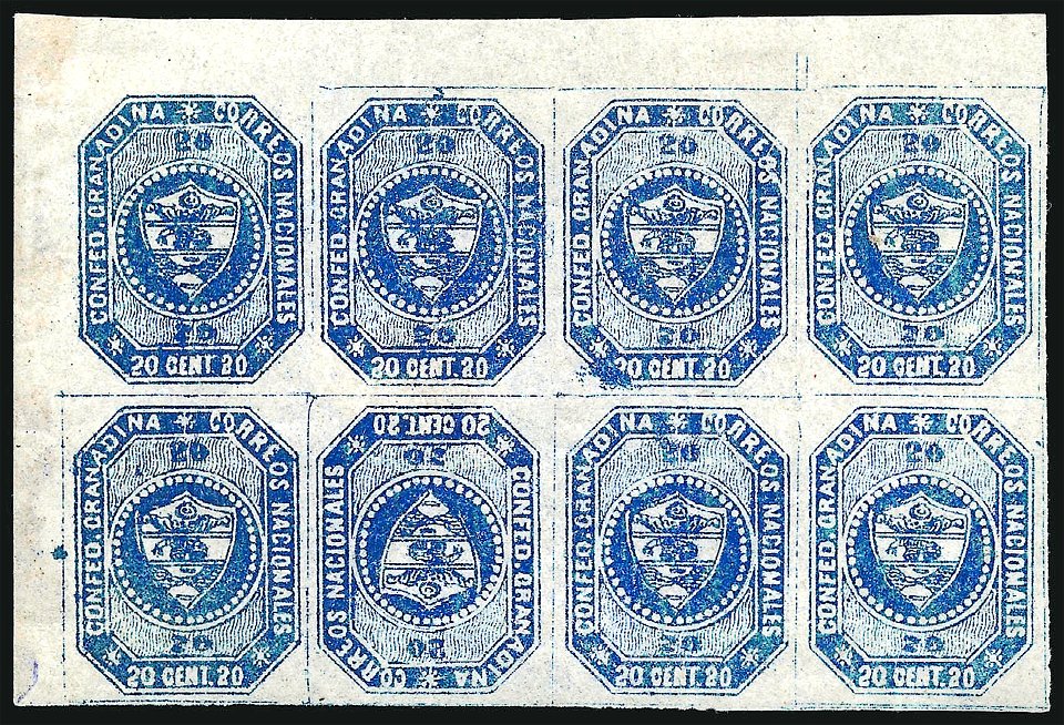 Colombia 1859 Sc6b TB