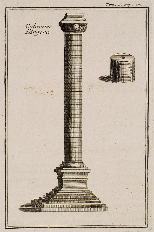 Colonne d'Angora - Tournefort Joseph Pitton De - 1717