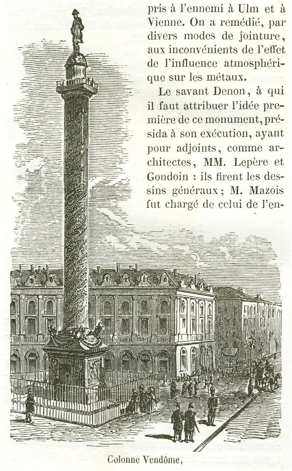 Colonne Vendôme 1855
