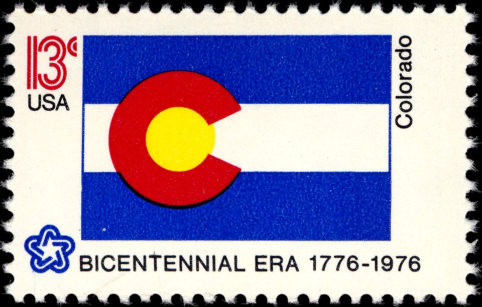 Colorado Bicentennial 13c 1976 issue