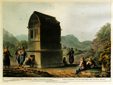 Colossal sarcophagus near Castle Rosso - Mayer Luigi - 1803