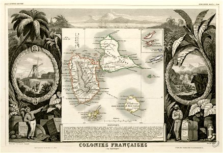 Colonies françaises (en Amérique) (Hémisphère boréal) - Fonds Ancely - B315556101 A LEVASSEUR 092