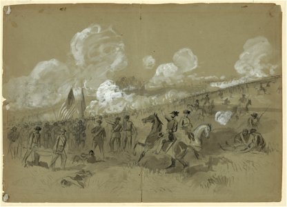 Colonel Burnside's brigade at Bull Run LCCN2004660448