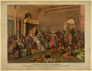 Columbus at the court of Barcelona LCCN91721156