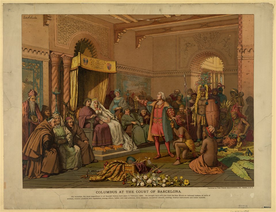 Columbus at the court of Barcelona LCCN91721156