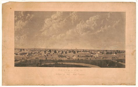 Columbus, O., taken from the blind asylum - engraved by Felch. LCCN90707149