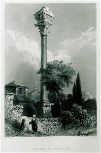 Column of Marcian - Pardoe Julia - 1838. Free illustration for personal and commercial use.