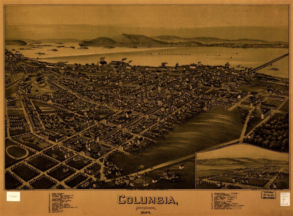 Columbia, Pennsylvania 1894 LOC gm71005347