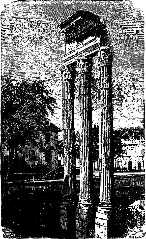 Columns of the Temple of Castor