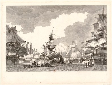 Combat du Vengeur 1er état btv1b53185536h