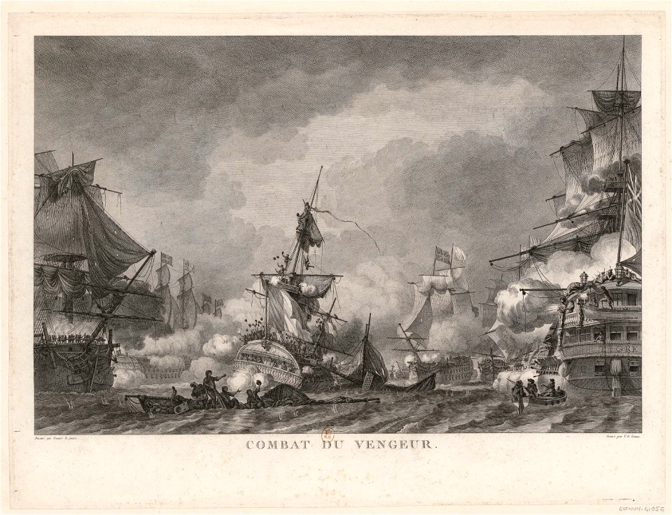 Combat du Vengeur 2e état btv1b53185537z