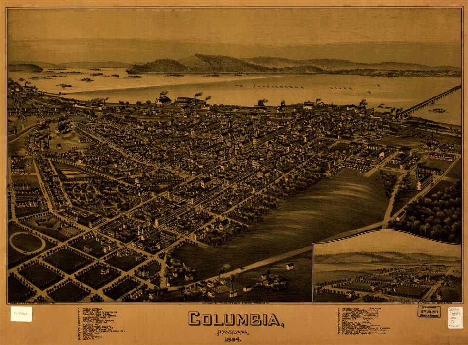 Columbia, Pennsylvania 1894 LOC gm71005347