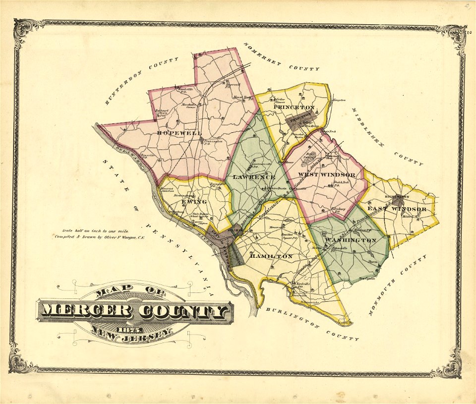 Combination atlas map of Mercer County, New Jersey LOC 2010587333-21