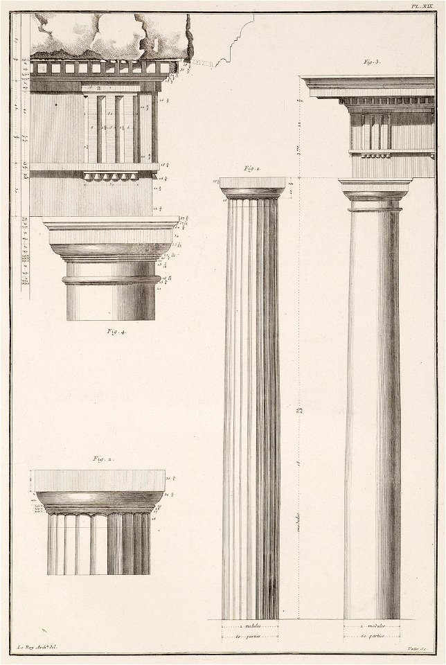 Columns - Le Roy Julien David - 1770