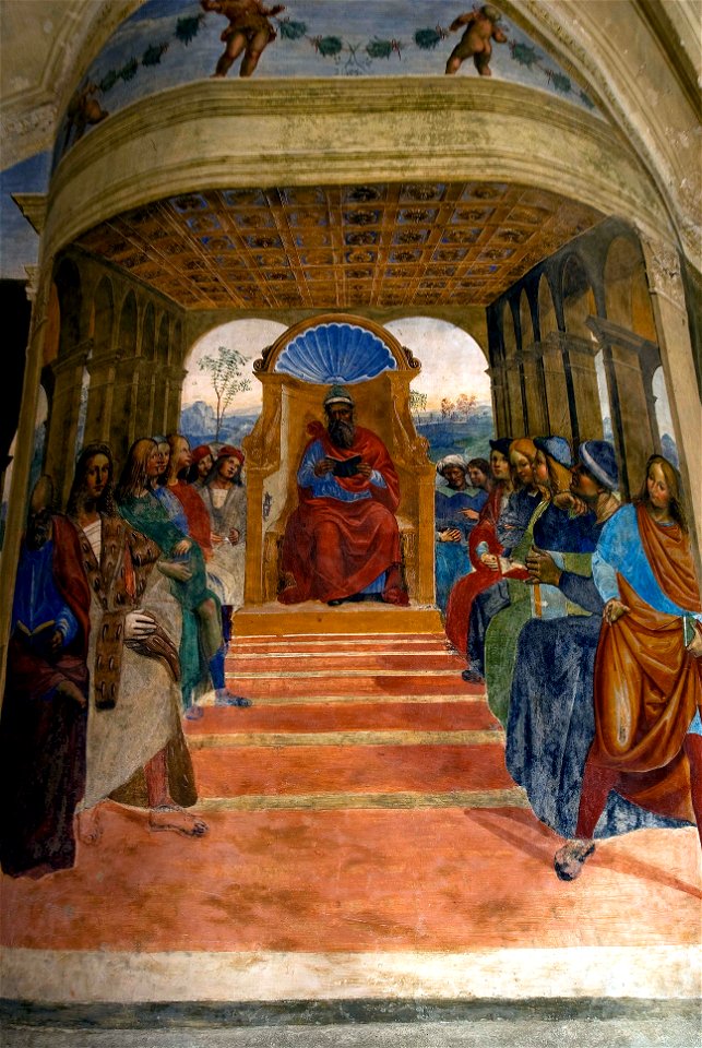 Come benedetto abbandona la scuola di roma